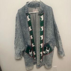 Vintage Sundance denim jean coat